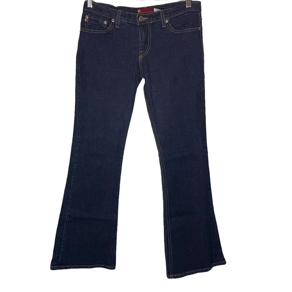 Vintage Just USA dark blue jeans flare jeans bell bottom low rise denim y2k